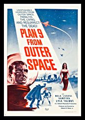 Filmplakat Plan 9 aus dem Weltall