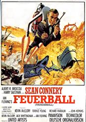 Filmplakat James Bond 007 – Feuerball